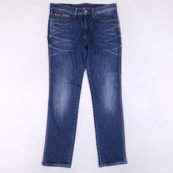 Armani Exchange Women's Jeans 32 Star Capsule Made In Italy Tapered Denim - Picture 1 of 14